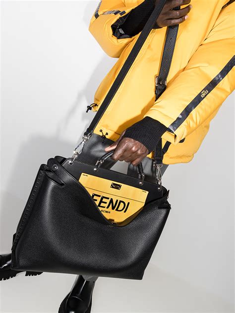 fendi underarm bag|Fendi leather shoulder bag.